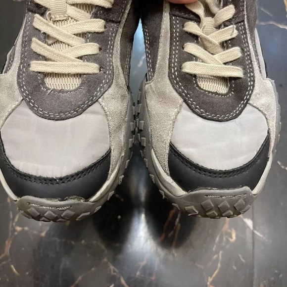 Zara Womens retro running fashion sneakers Size 38 US 71/2 24.5 Cm gray/black - Picture 5 of 8